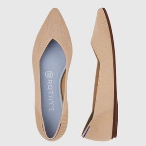Rothy’s The Point Flat in Camel